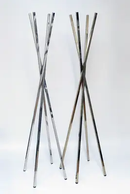 Cabide inox brilh.e cabide dourado térmico